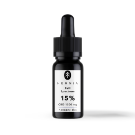 Hemnia Full Spectrum CBD konopný olej 15 %