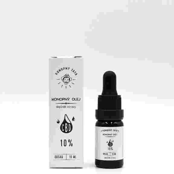 Konopný Táta CBD Konopný olej 10%, 10 ml, 1000 mg