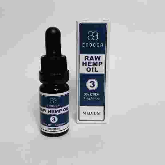 Endoca RAW CBD+CBDa olej 3%, 10 ml, 300 mg