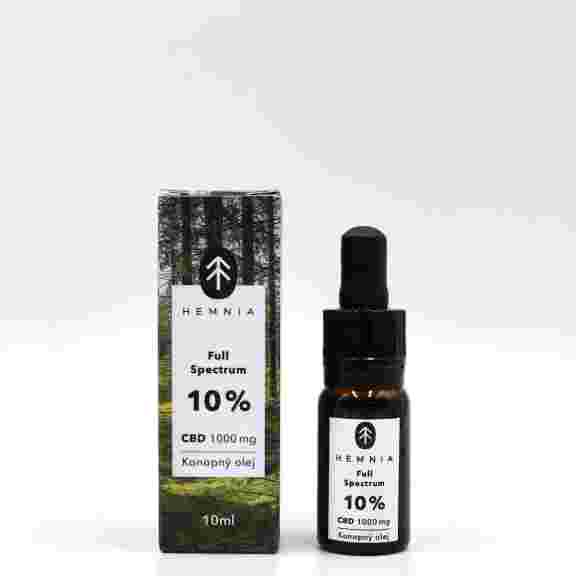 Hemnia Full Spectrum CBD olej 10%, 1000 mg, 10 ml