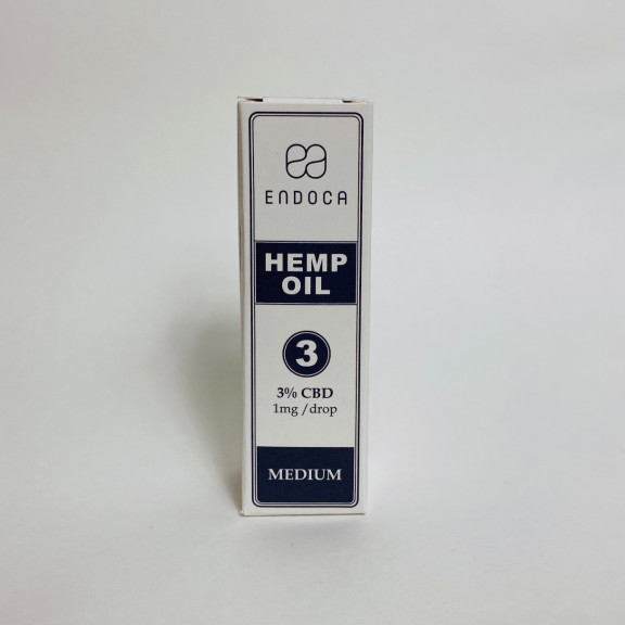 Endoca CBD olej 3%, 10 ml, 300 mg