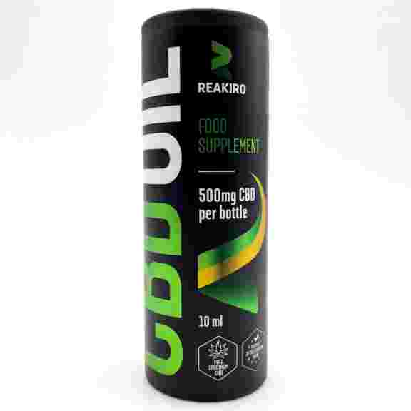 Reakiro CBD olej 5%, 500 mg, 10 ml