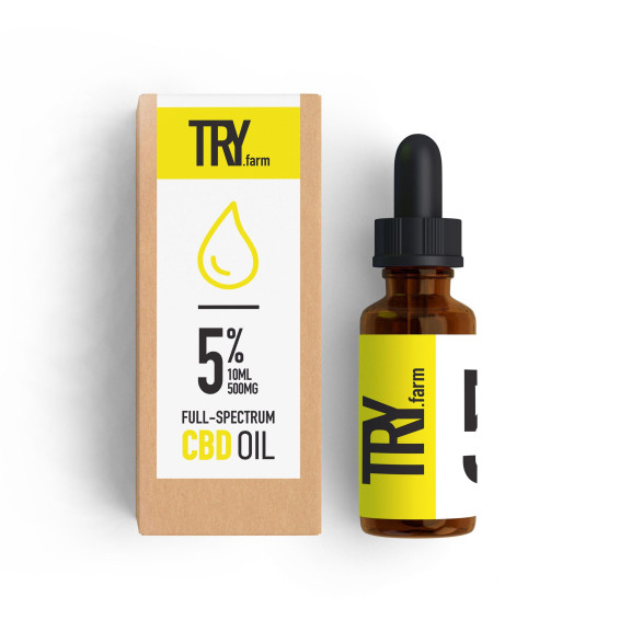 TRY.farm CBD konopný olej 5%