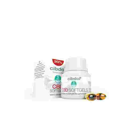 Cibdol Gelové CBD tobolky 20%