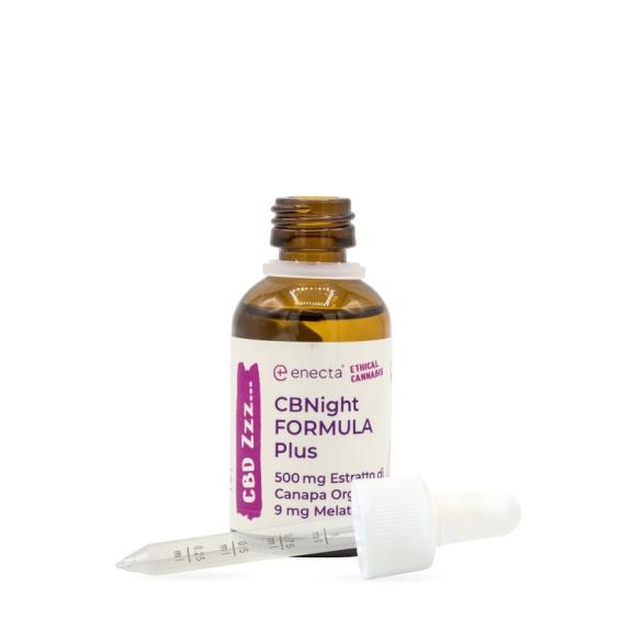 Enecta CBNight Formula PLUS konopný olej s melatoninem