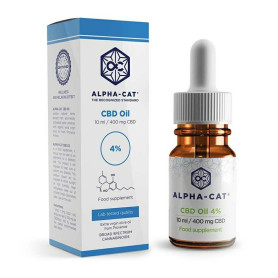 Alpha-CAT CBD Konopný olej 4%, 10 ml, 400 mg