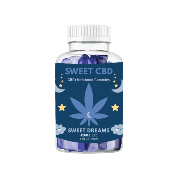 Sweet CBD SWEET DREAMS bonbóny, borůvka