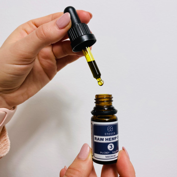 Endoca RAW CBD+CBDa olej 3%, 10 ml, 300 mg